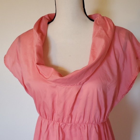 J. Crew Swim J Crew Beach Swim Coverup Cotton Pink Jcrew Sz Med